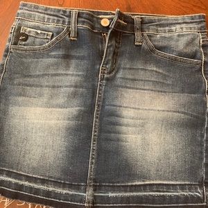 Denim Mini Skirt